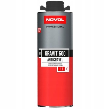 NOVOL GRAVIT 600 BARANEK DO KAROSERII CZARNY 1L