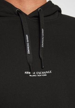Bluza Armani Exchange z bawełny czarna XS