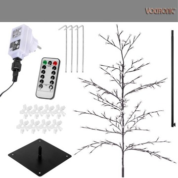 СВЕТЯЩАЯСЯ ЕЛКА 220 СМ, РОЖДЕСТВЕНСКИЕ СВЕТОДИОДНЫЕ СВЕТИЛЬНИКИ