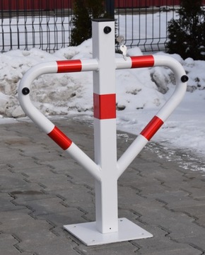 ПАРКОВОЧНЫЙ ЗАМОК, ТРЕУГОЛЬНИК, БОЛЬШОЙ, БЕЛЫЙ, СКЛАДНОЙ PL