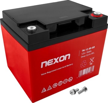 Akumulator Nexon 12V 50Ah ŻELOWY DO UPSA PIECA POMPY CO ZASILANIE AWARYJNE
