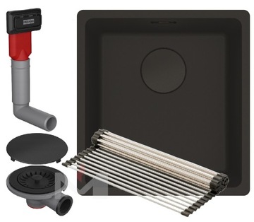 ZLEW PODBLA FRANKE MRG 110-37 CZARNY MAT+ GRATIS
