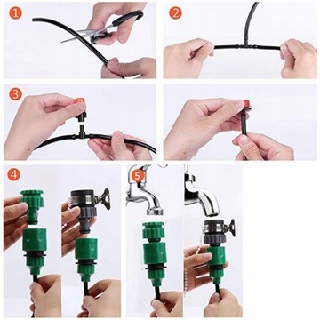 КОМПЛЕКТ ШЛАНГОВ ДЛЯ ПОЛИВА 20М САДОВОГО ПЛАНА