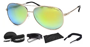 OKULARY ARCTICA S-230D POLARYZACJA PILOTKI AVIATOR + GRATISY