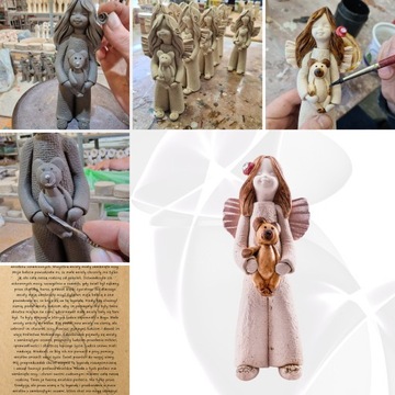 Керамическая фигурка Ангела-Хранителя в подарок на день рождения