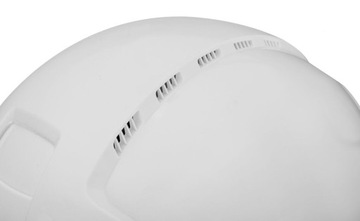 Kask do pracy na wysokościach, rusztowaniach biały