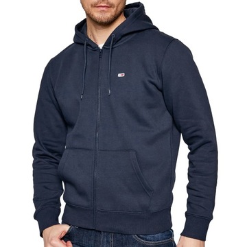 Bluza męska TOMMY JEANS TJM FLEECE ZIP THRU HOODY TWILIGHT NAVY