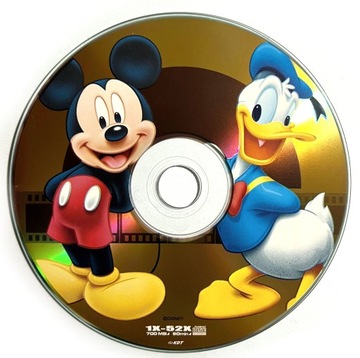 Płyta CD-R Platinet DISNEY Mickey & Donald 700MB 52x 1 sztuka w kopercie