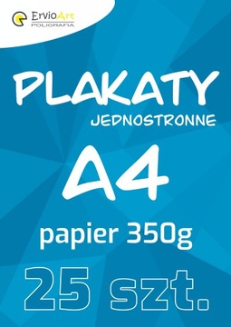 PLAKATY A4 350g - 25 szt.