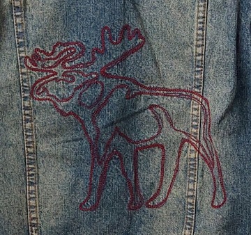 Kurtka jeansowa damska Abercrombie & Fitch model Ezra Fitch