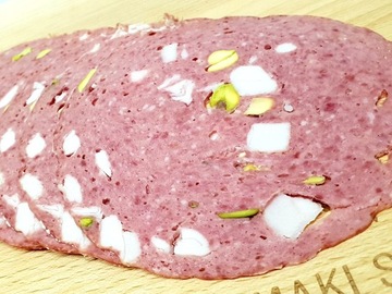 Mortadela z Pistacjami z osła plastry 100g Sycylia