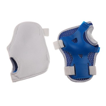 Синий спортивный защитный комплект из 7 предметов.