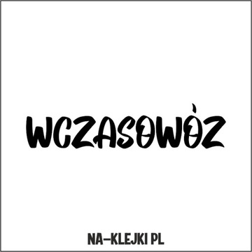 wlepy na samochód wczasowóz NAKLEJKA