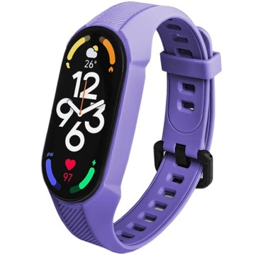 OPASKA do XIAOMI MI BAND 5 6 MI BAND 7 WYTRZYMAŁY PASEK + SOLIDNE ZAPIĘCIE