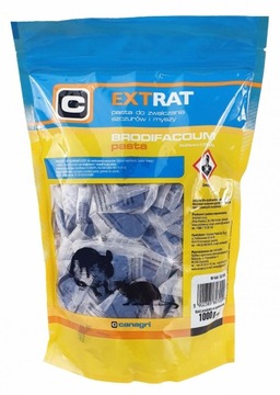 EXTRAT - niebieska pasta na szczury i myszy 1 kg