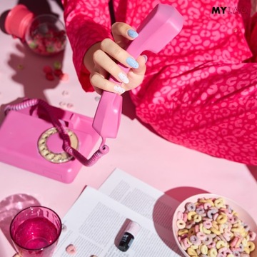 Mylaq M917 Гибридный лак My Milky Flakes