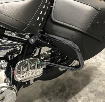 HDBUBALUS Рама, защитный кожух бокового багажника Harley Softail Heritage, пара, FLHC