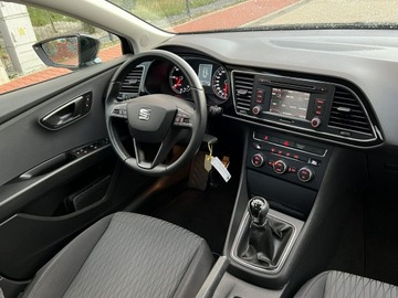 Seat Leon III Hatchback 1.6 TDI CR 105KM 2014 Seat Leon Opłacony Dwustrefowy klimatronic, zdjęcie 8