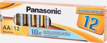 Bateria alkaliczna Panasonic AA (R6) 12 szt. BB do 2033