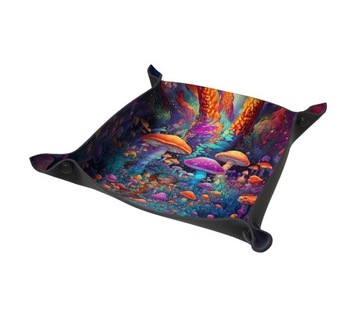 DICE TRAY TACKA NA KOŚCI KRAINA GRZYBÓW 22X22 CM