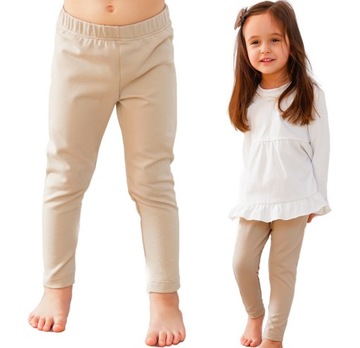 Legginsy spodnie getry - 110 CAPPUCCINO - BAYA