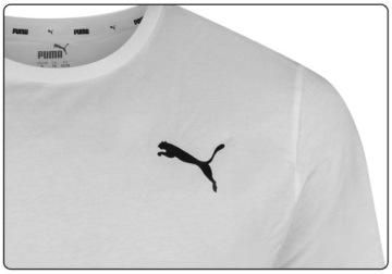 ФУТБОЛКА МУЖСКАЯ PUMA ESS SMALL ФУТБОЛКА С ЛОГОТИПОМ, БЕЛАЯ, размер L