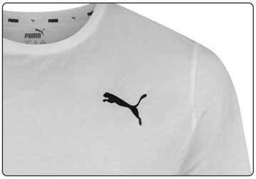 ФУТБОЛКА МУЖСКАЯ PUMA ESS SMALL ФУТБОЛКА С ЛОГОТИПОМ, БЕЛАЯ, размер M