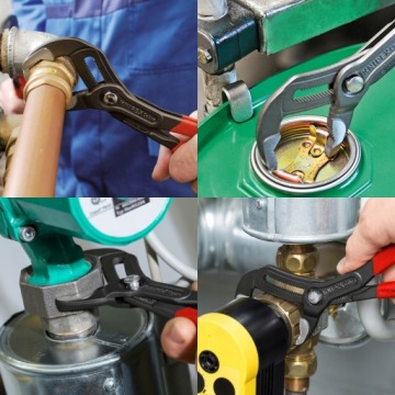 Набор плоскогубцев Cobra 250 мм + Ключ гаечный 180 мм 2 шт. KNIPEX 00 31 20 V03
