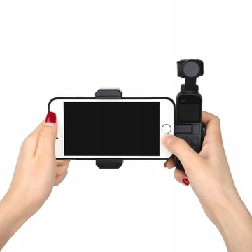 Мини-штатив для DJI Osmo Pocket + держатель для телефона/смартфона — 2в1