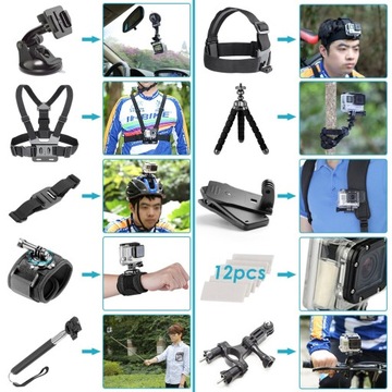 Набор аксессуаров GoPro 50in1 Подходит для Hero и других спортивных камер