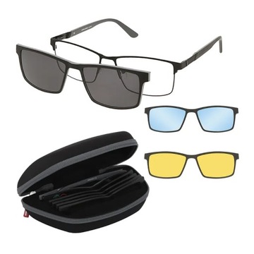 Solano CL10169 SET Oprawa korekcyjna z 3 nakładkami clip-on