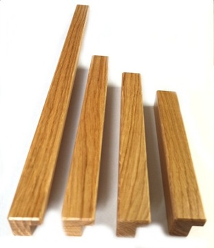 Ручка мебели окна подоконника L Lite Wood Oak L-128 мм