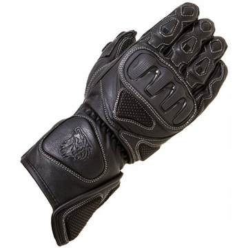 КОЖАНЫЕ МОТОЦИКЛОВЫЕ ПЕРЧАТКИ WOLF HAWK BLK XL