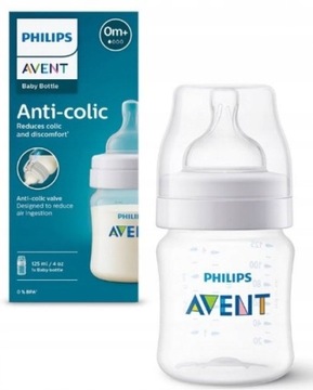 AVENT Butelka 125ml.CLASSIC Antykolokowa