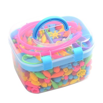 Набор для рукоделия из 550 бусин Pop Beads