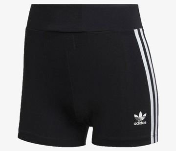 ADIDAS KRÓTKIE SPODENKI SZORTY SPORTOWE DAMSKIE ELASTYCZNE TRENINGOWE 34