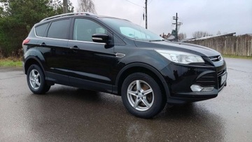 Ford Kuga II SUV 2.0 Duratorq TDCi 140KM 2013 Ford Kuga Ford Kuga MK2 2.0 TDCI 140KM 4X4 Czarna Z Niemiec 2.0, zdjęcie 1