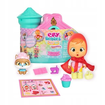 CRY BABIES MAGIC TEARS DRESS ME UP DOMEK RÓŻOWY