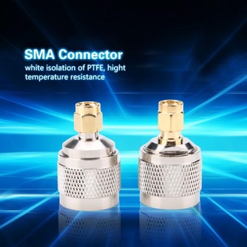 2 шт., разъем типа N к SMA, RF-разъем, коаксиальный IP-адаптер