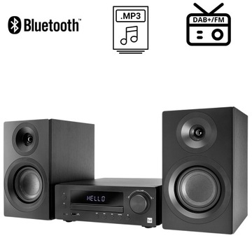 МИНИ-ЭТАЖНОЕ ЦИФРОВОЕ РАДИО DAB+ FM CD MP3 USB BT