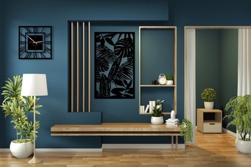 Ажурная картина Настенное украшение Панно Листья 3D