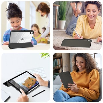 ПРОЗРАЧНЫЙ ЧЕХОЛ ДЛЯ APPLE IPAD GEN 10 A2757 10.9 ЧЕРНЫЙ