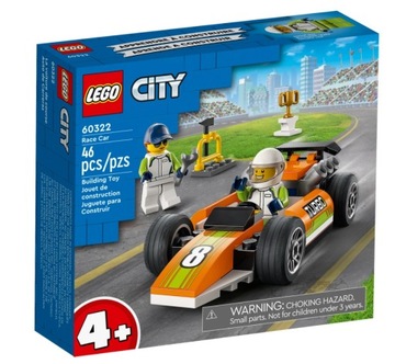 LEGO CITY Samochód wyścigowy 60322 klocki 46 el.