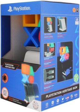 Изысканная лампа-подставка для смартфона Cable Guys IKON Playstation Heritag