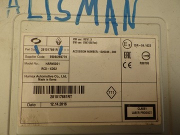 CD-ЧЕЙНДЖЕР ТАЛИСМАН 281017881R