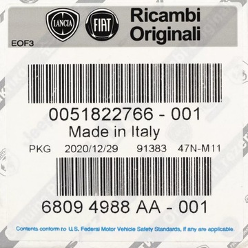 ALFA ROMEO MITO SMĚROVKA BLATNÍKU ORIGINÁLNÍ
