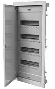Rozdzielnica podtynkowa 4x12 drzwi metalowe