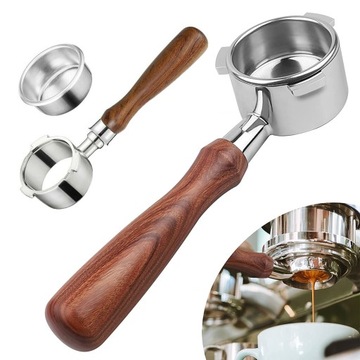 KOLBA DO EKSPRESU 51MM BEZ DNA ZE STALI NIERDZEWNEJ DO DELONGHI EC680 EC685