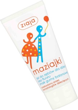 ZIAJA ŻEL DO ZĄBKÓW 50 ml MAZIAJKI GUMA BALONOWA