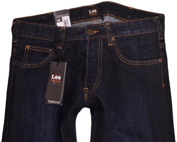 LEE spodnie NAVY BLUE jeans POWELL _ W31 L34